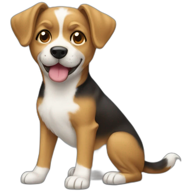 chien sur chat emoji