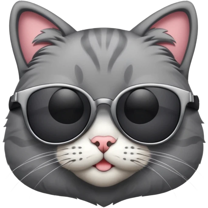 Cat wearing sunglasses emoji