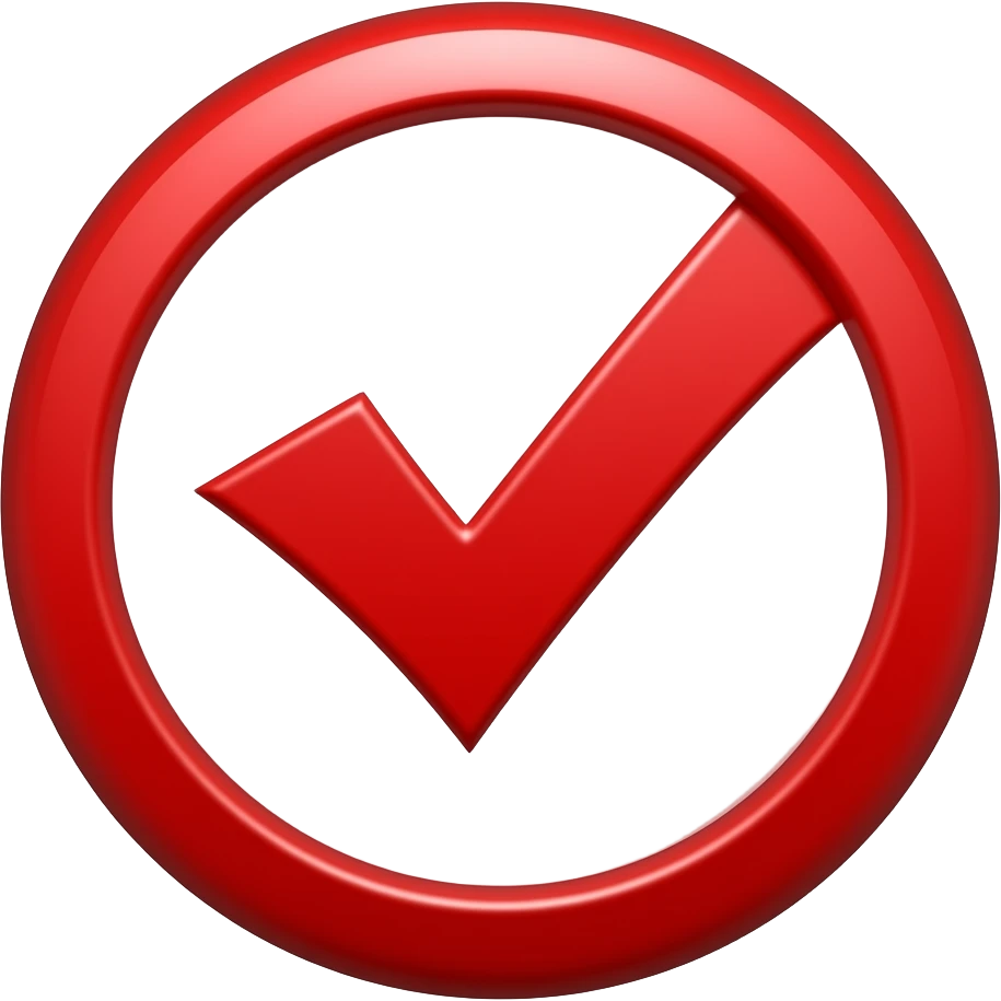 wrong logo red emoji