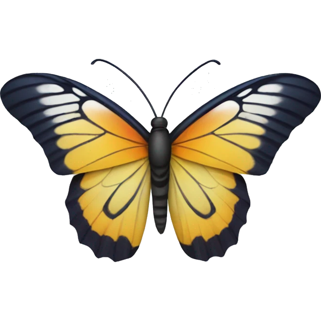 Butterfly with bird beak  emoji