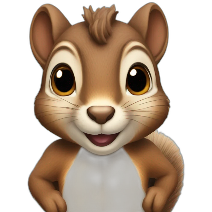 heart-eyes squirrel emoji