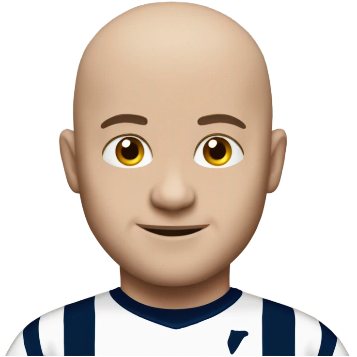 Bald Tottenham fan  emoji