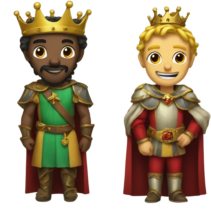 king and jester emoji