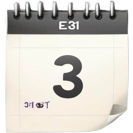 31st February on a calendar  emoji