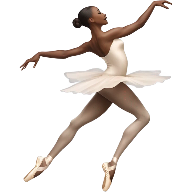 Ballet dancer in thigh highs emoji