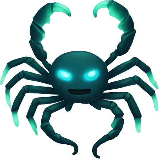 Glowing Scorpio  emoji