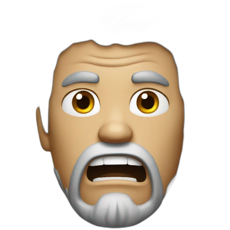 Angry man emoji