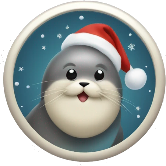 Christmas Seal emoji