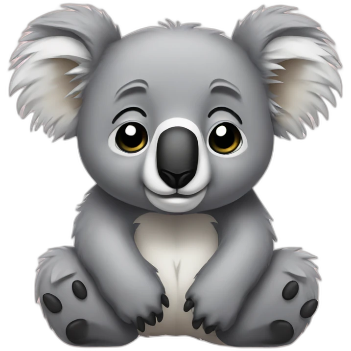 sad koala emoji