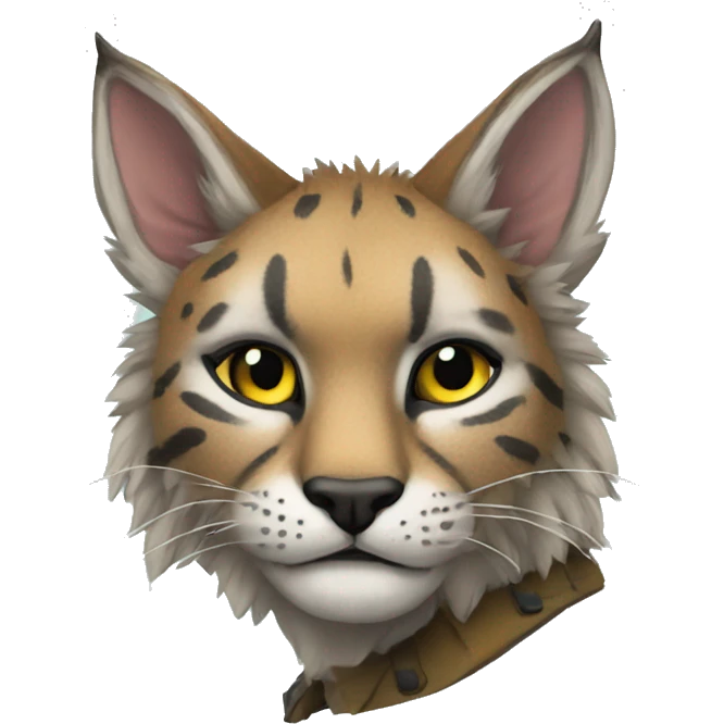 Anthro Punk Bobcat emoji