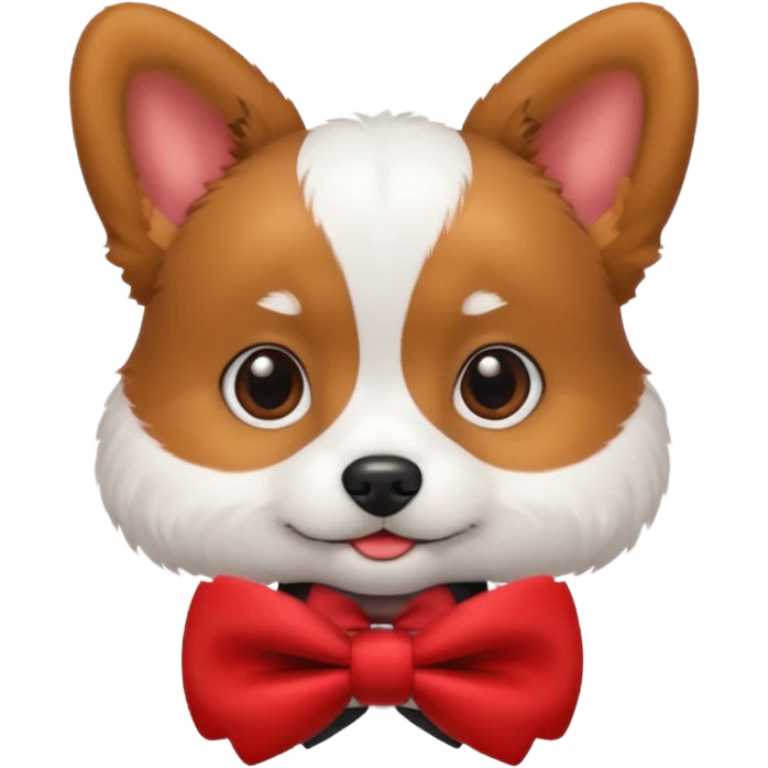 cutest dog ever with accessories emoji