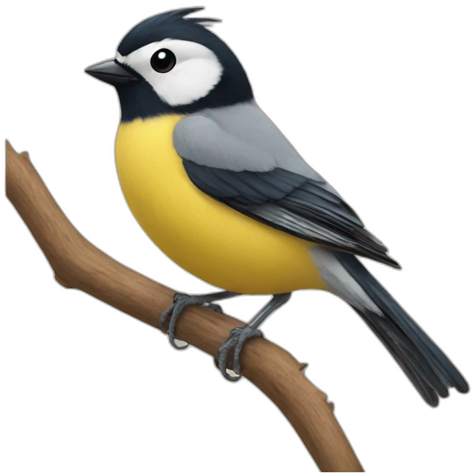 Tit bird emoji