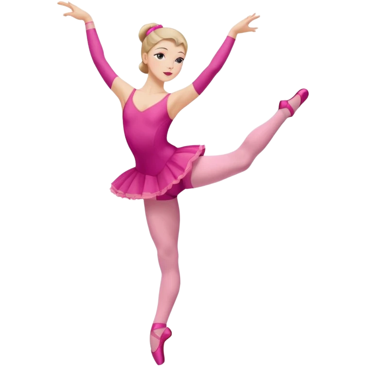 danseuse en collant emoji