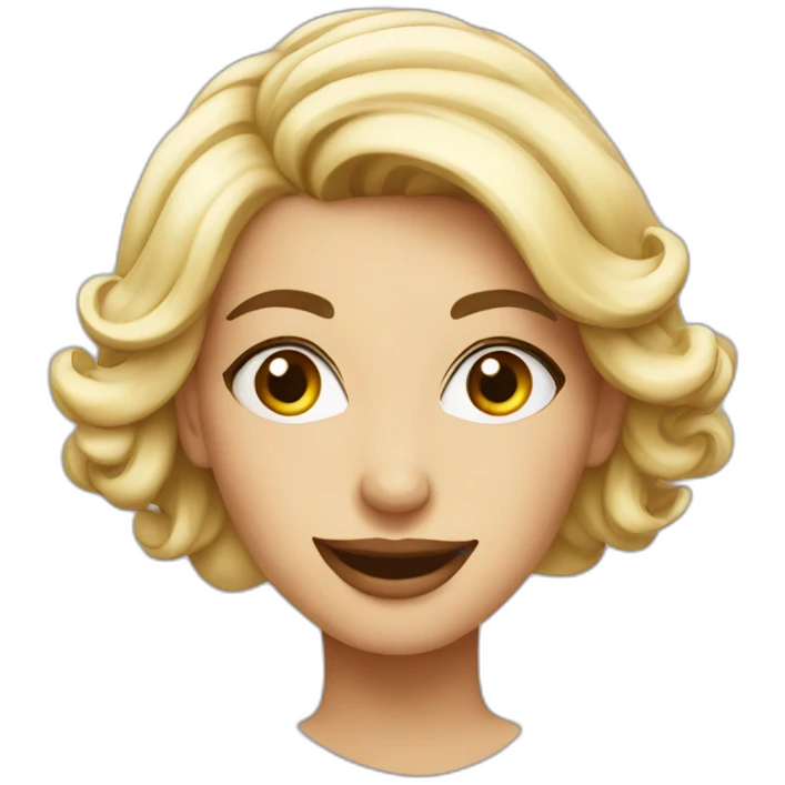 smily-elegant-woman emoji