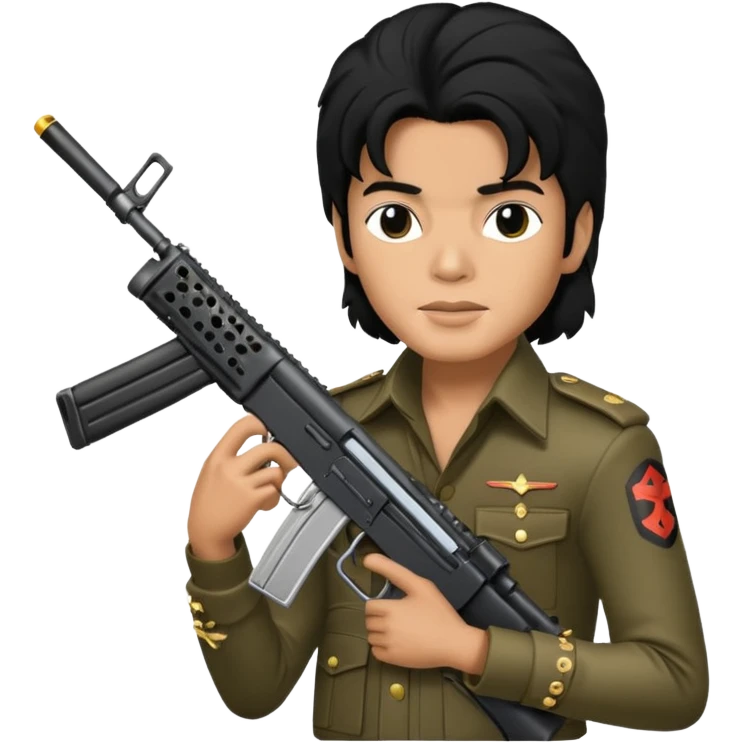 Michael Jackson holding an LMG emoji