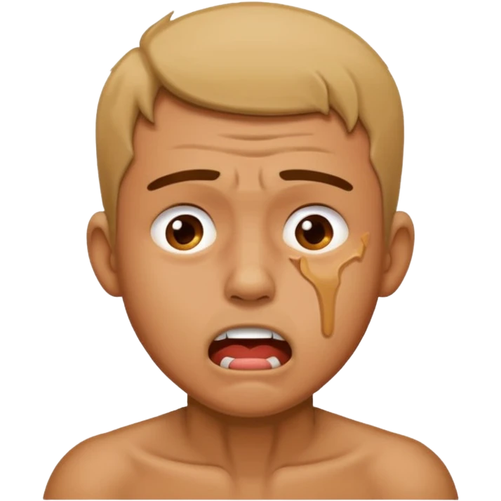 Man emoji getting chocked emoji