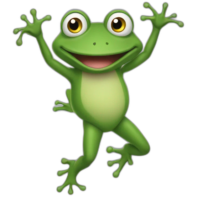 Grenouille qui danse emoji