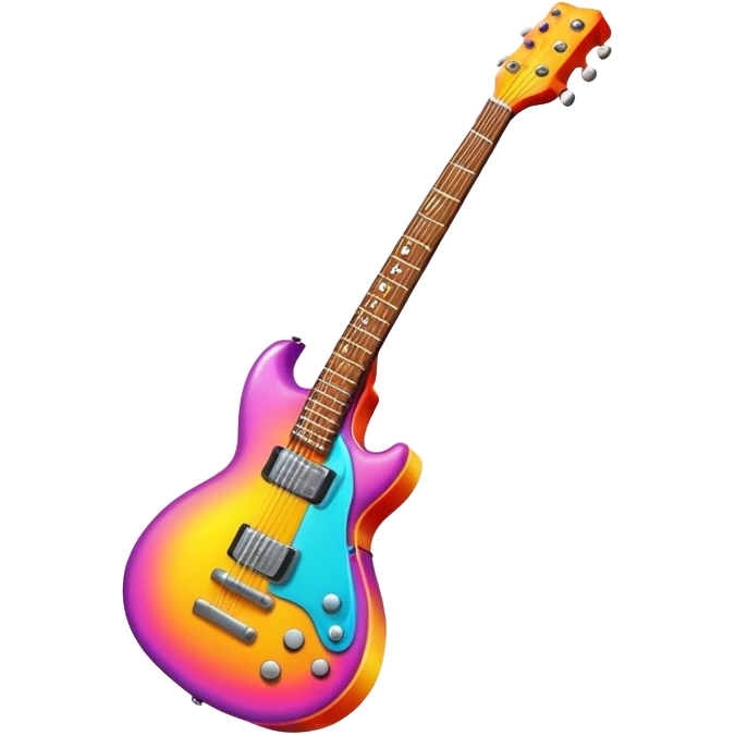 Funky guitar emoji