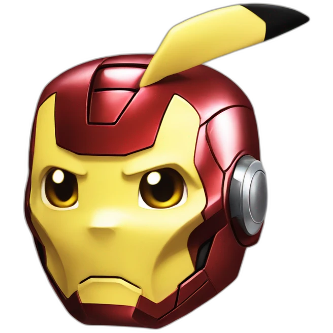 Iron man end pikachu emoji