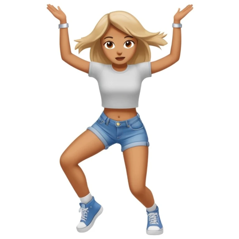 girl twerking emoji