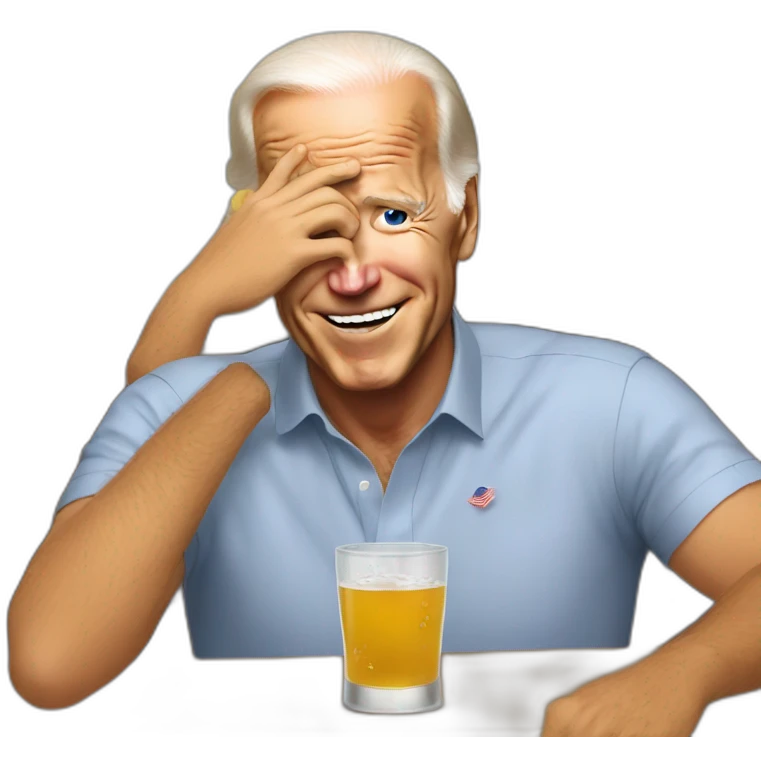 Joe Biden drunk emoji