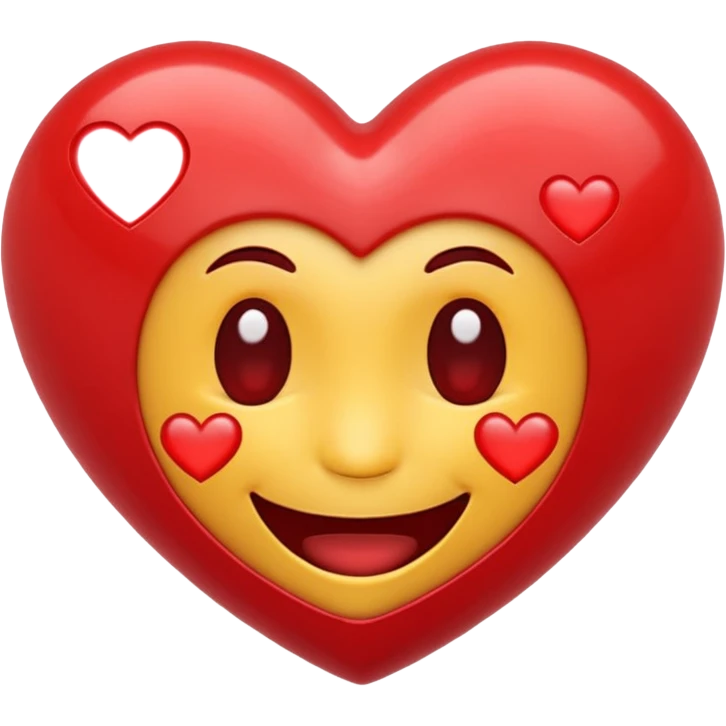 Make a meme emoji using hearts emoji