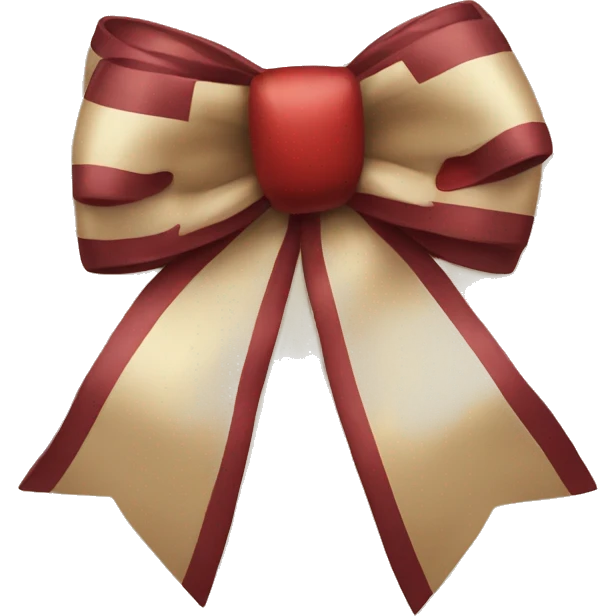 Cheistmas bow emoji