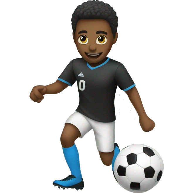 Me playing soccer  emoji