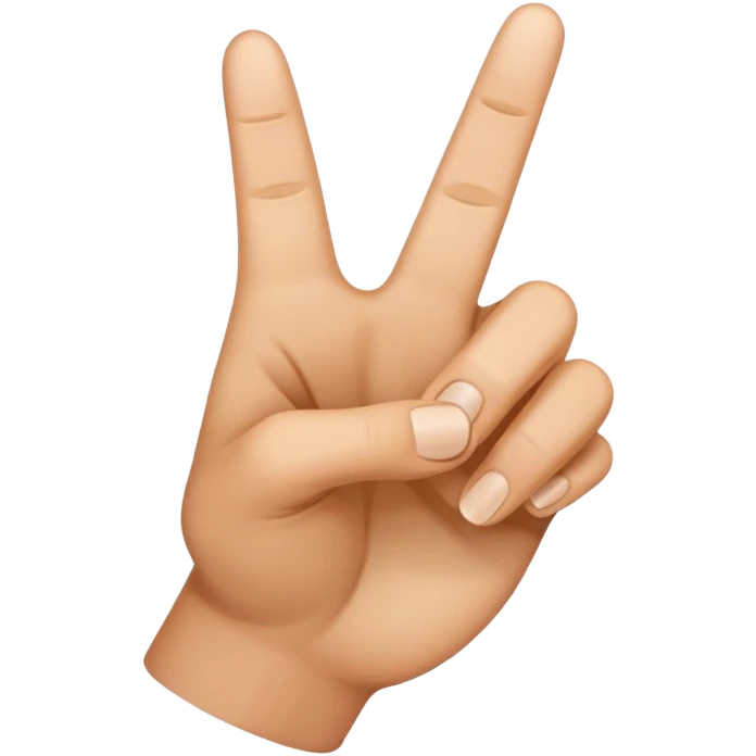 two last fingers emoji