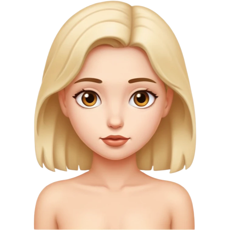 Nude girl  emoji