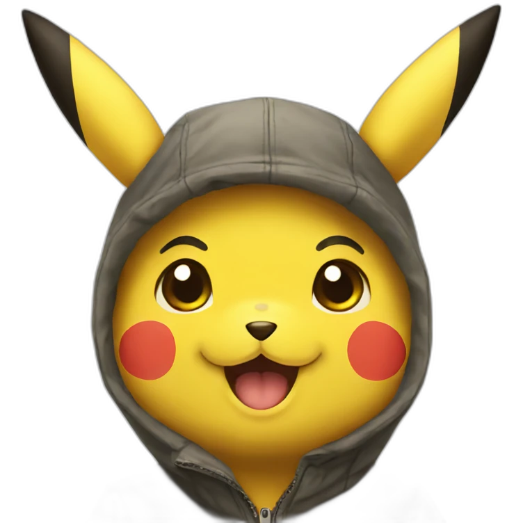 Pikachu head emoji