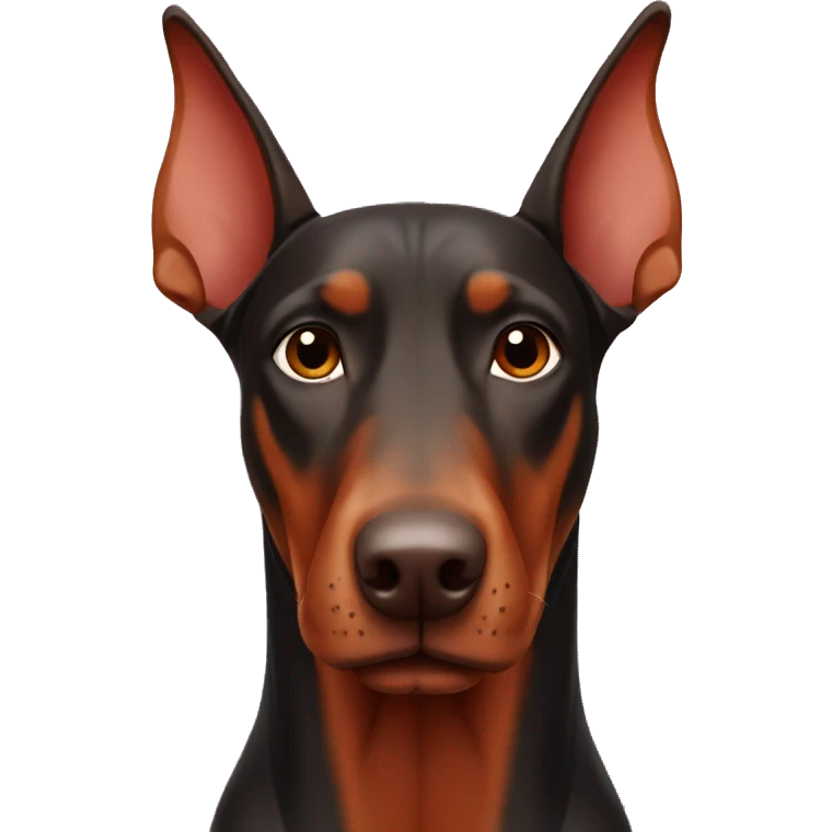 Red Doberman emoji