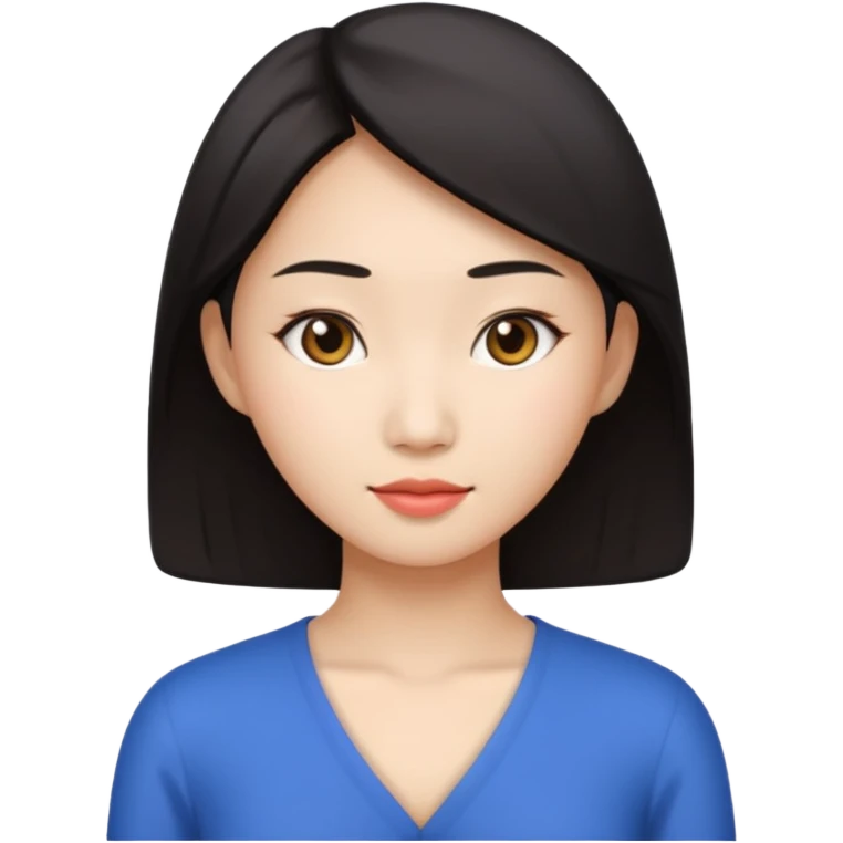 Asian women slim body emoji