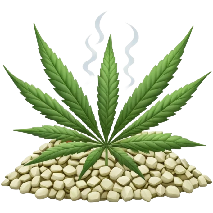 white color marijuana, no color emoji