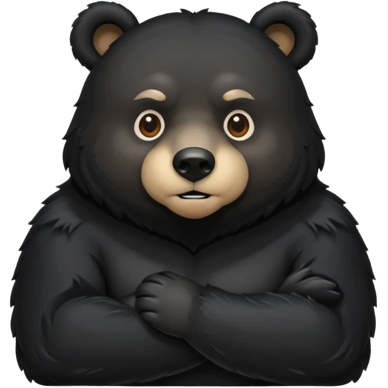 black bear emoji