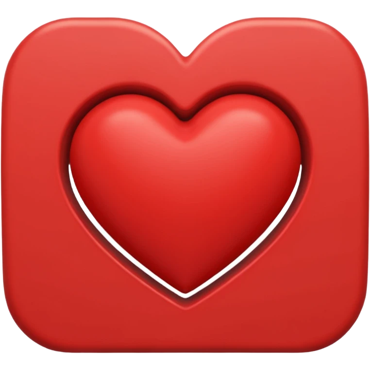 Cœur pas remplie à l’intérieur  emoji