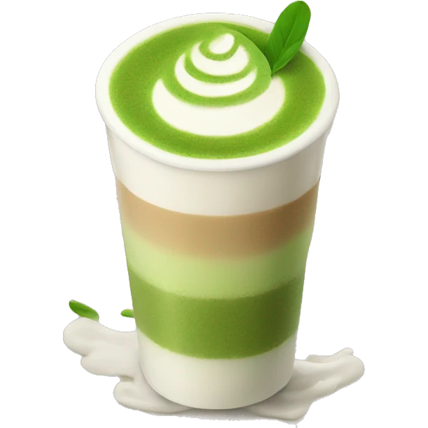 Matcha tea latte emoji
