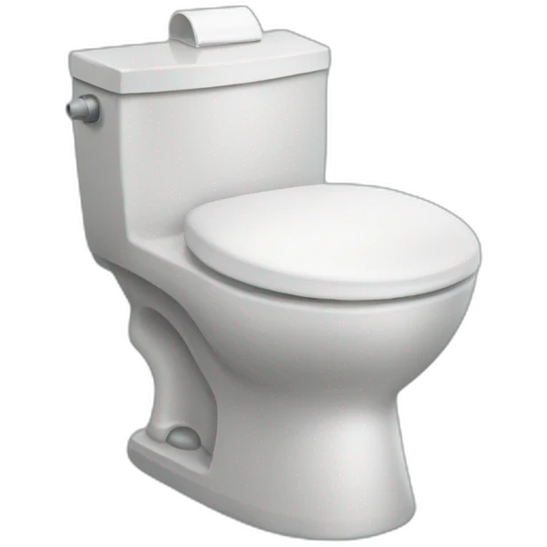 Un pingouinsur des toilettes emoji