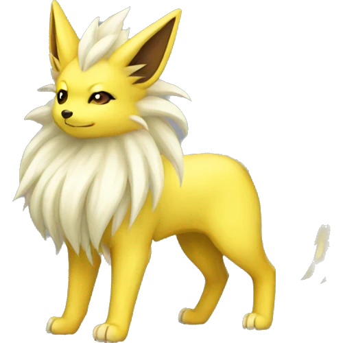 Ninetails-Jolteon full body emoji