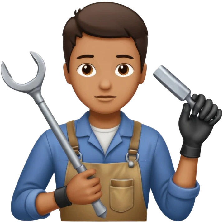 person Repairing a tool emoji