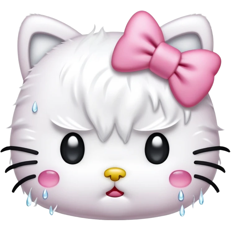 Hello kitty crying emoji emoji