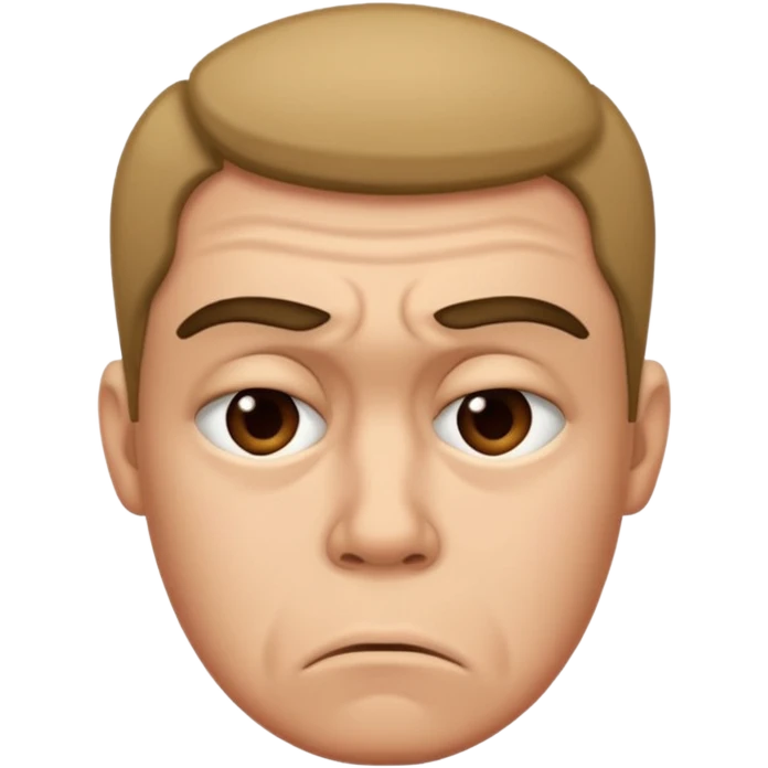 Constipated face emoji