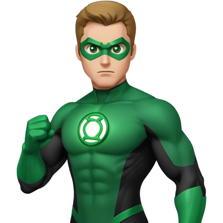 classic Green Lantern superhero emoji