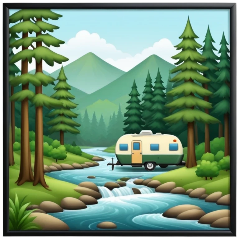 Forest river camper emoji