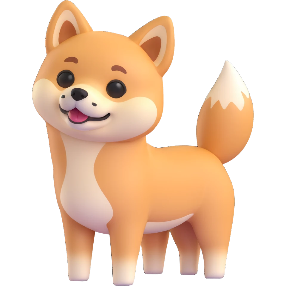 shiba inu cute emoji