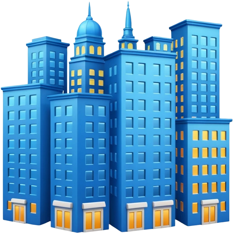 blue city emoji png emoji