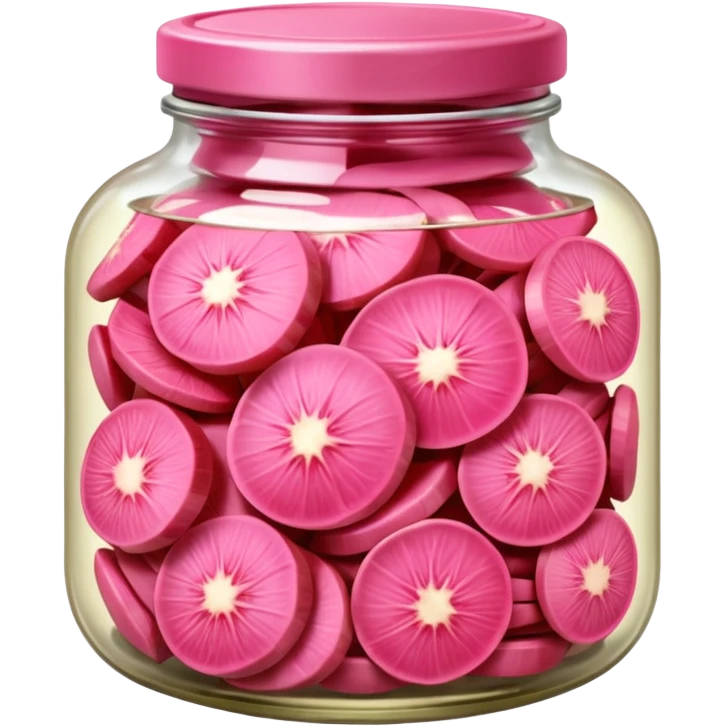 Pink Pickled ginger for sushi emoji