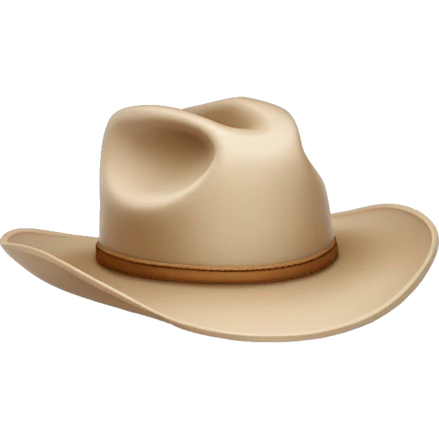 vaca com chapeu de cowboy emoji