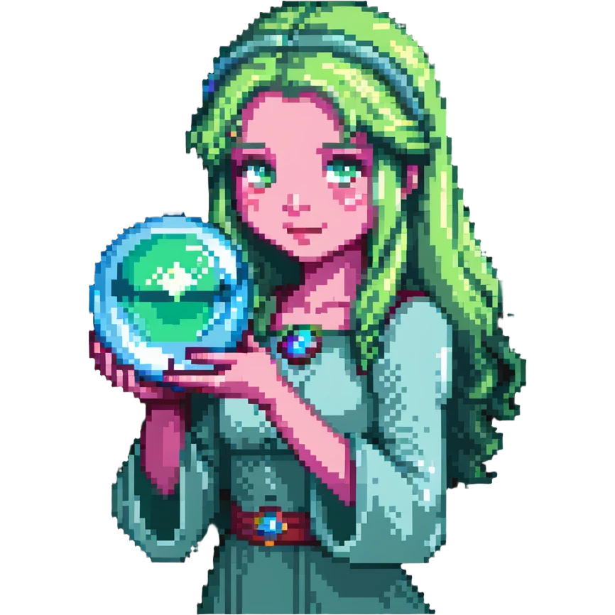 aurora crystal ball emoji