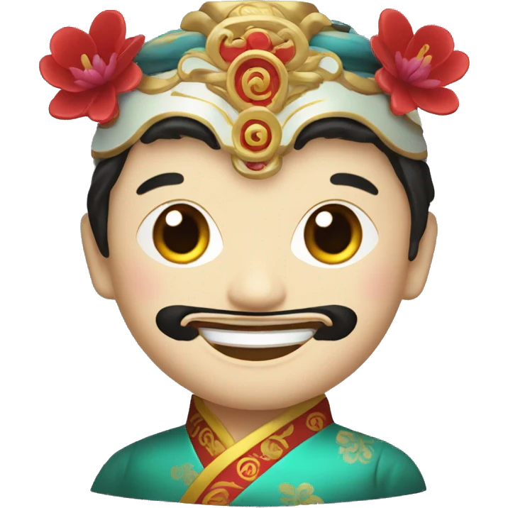 Sichuan opera with face-changing characters emoji